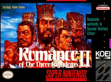 Romance of the Three Kingdoms II (USA) box cover front